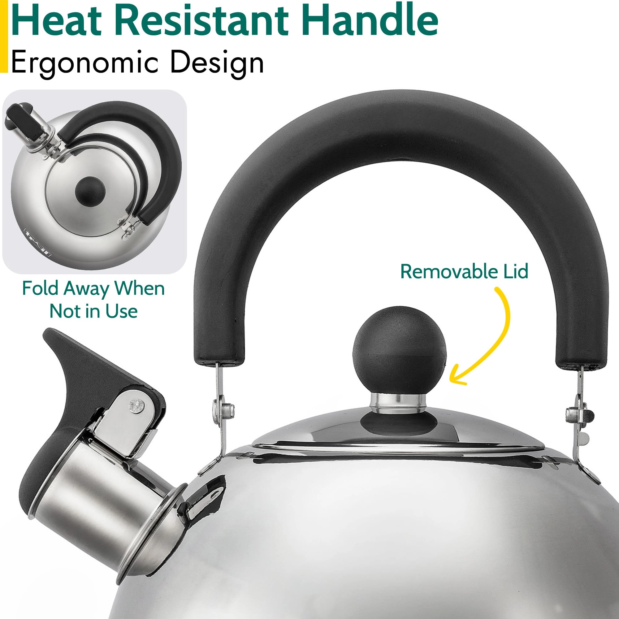 Whistling Camping Kettle - 2L