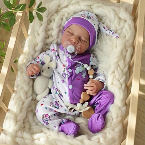 Reborn Baby Doll - 18 inches Vinyl Baby Girl Ages 3+