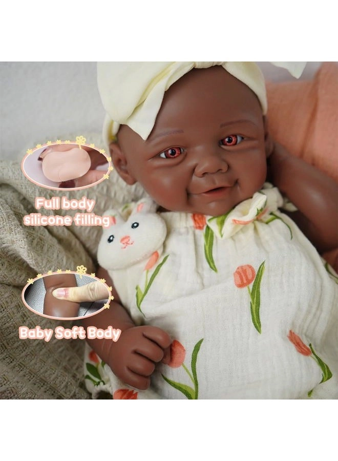 Reborn Baby Doll - 16.5 inch Silicone Girl Sleeping