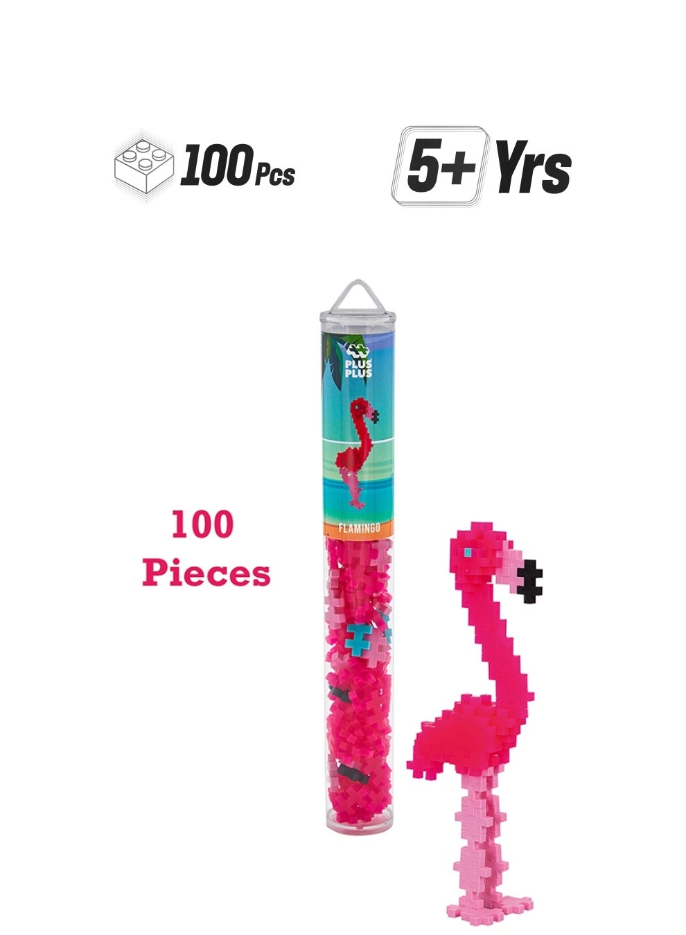 Plus-Plus Flamingo - Animals 100 pcs
