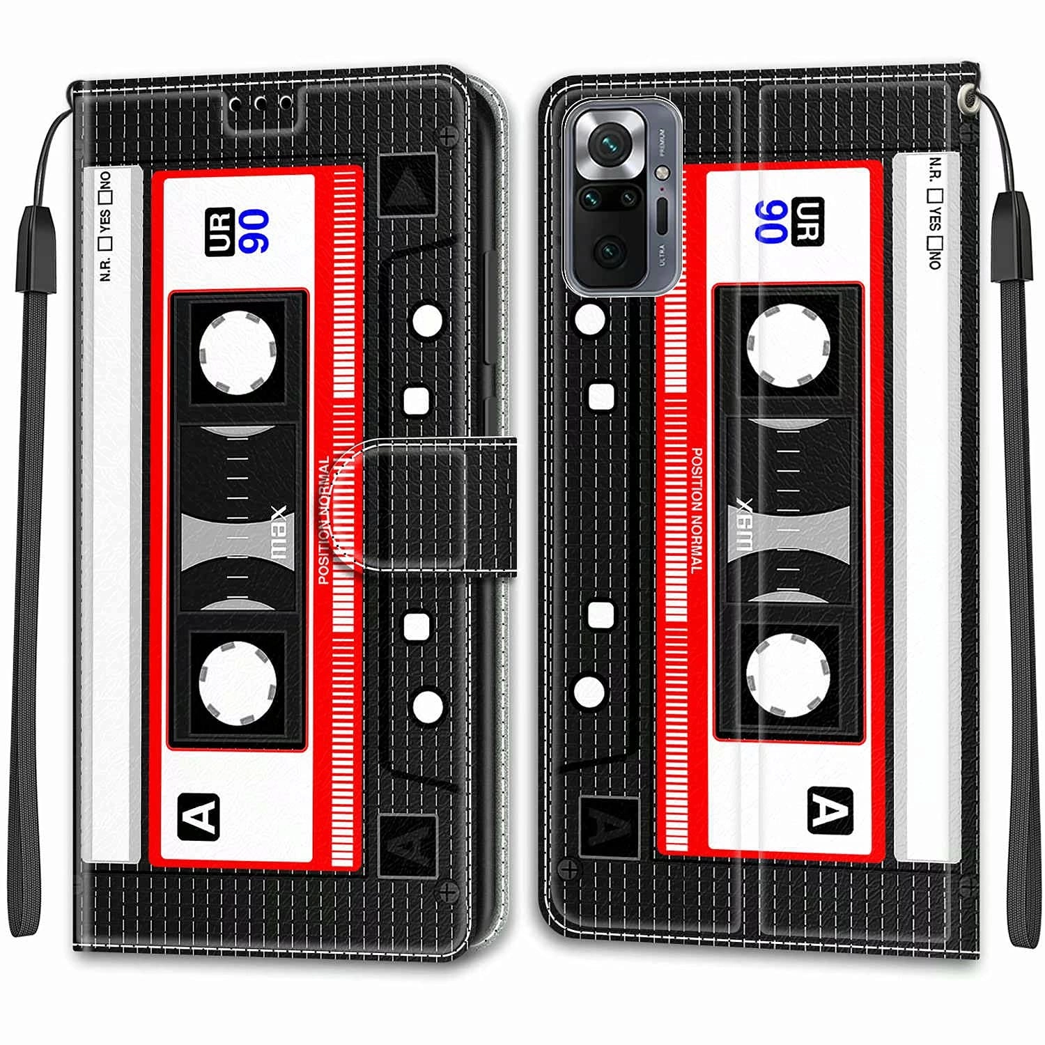 Wallet Case for Xiaomi Redmi Note 10 Pro - Faux Leather, Thermoplastic Polyurethane