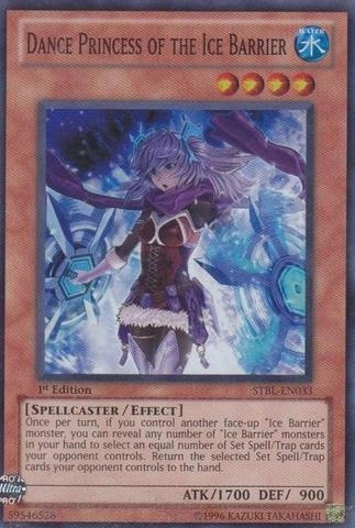 Yu-Gi-Oh! Dance Princess of the Ice Barrier STBL-EN033 - 1pcs