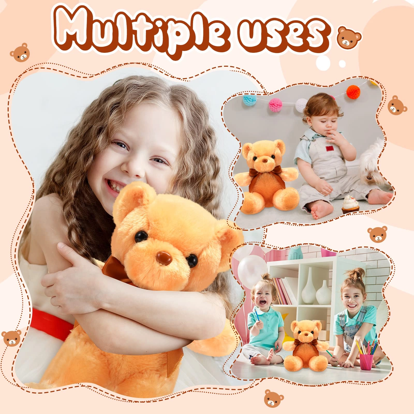 Teddy Bears - 10 Pcs 12 Inch