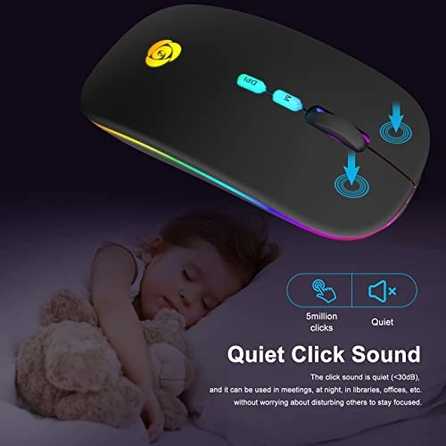 LED Wireless Mouse - Bluetooth