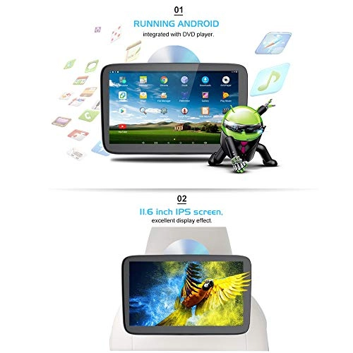 Car headrest monitor - 11.6 Inches