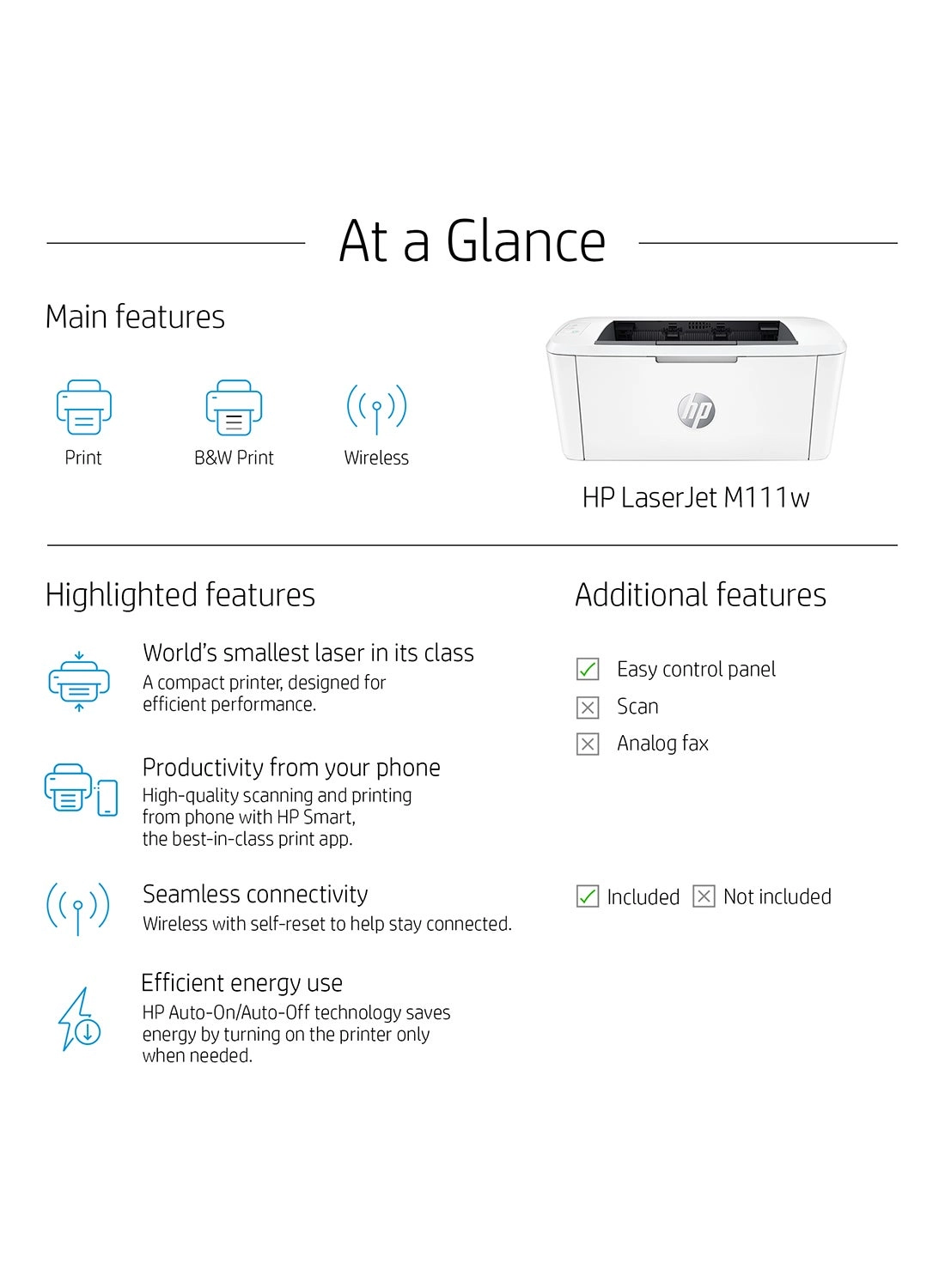 LaserJet M111w 7MD68A