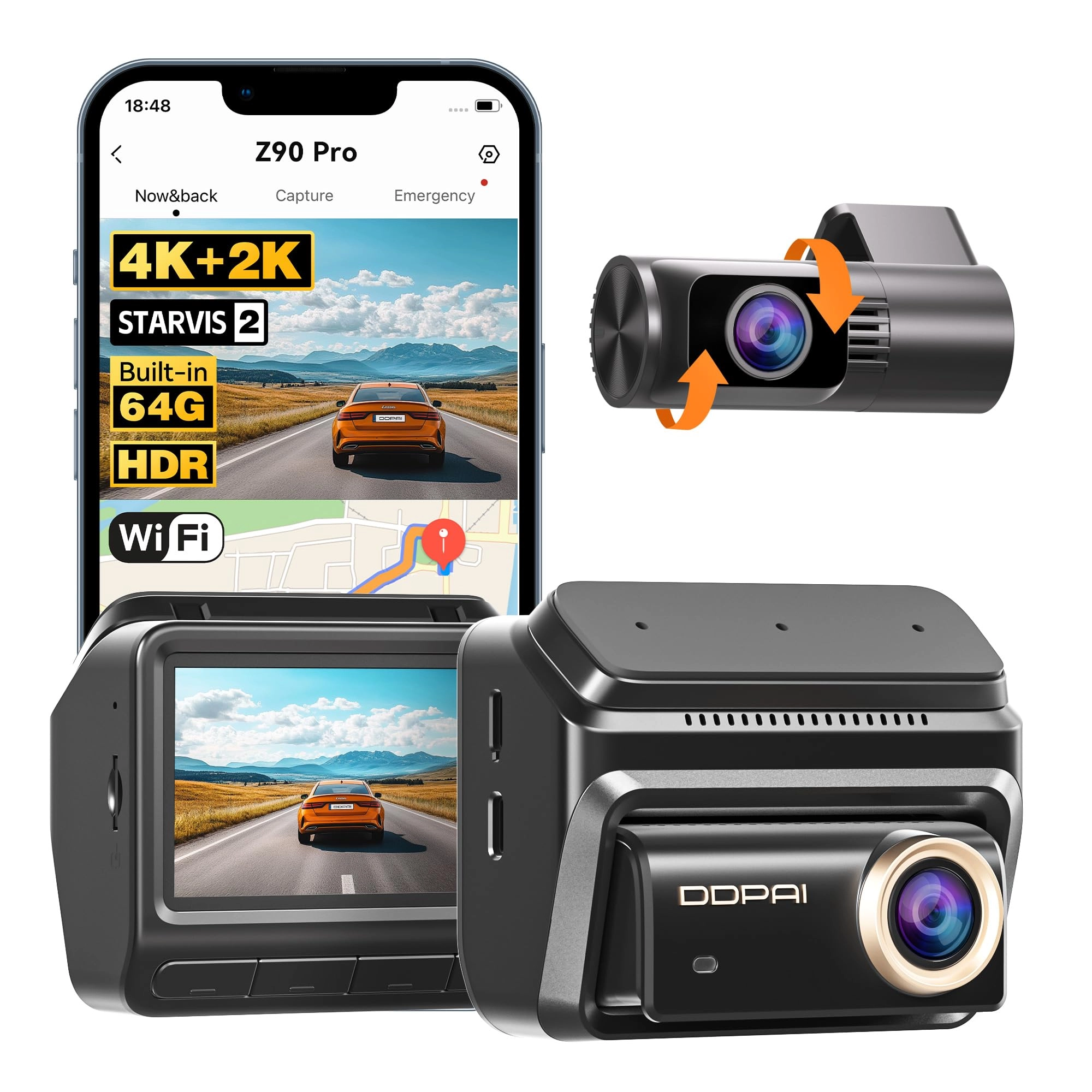 DDPAI Z90 Pro - 2160P 30fps