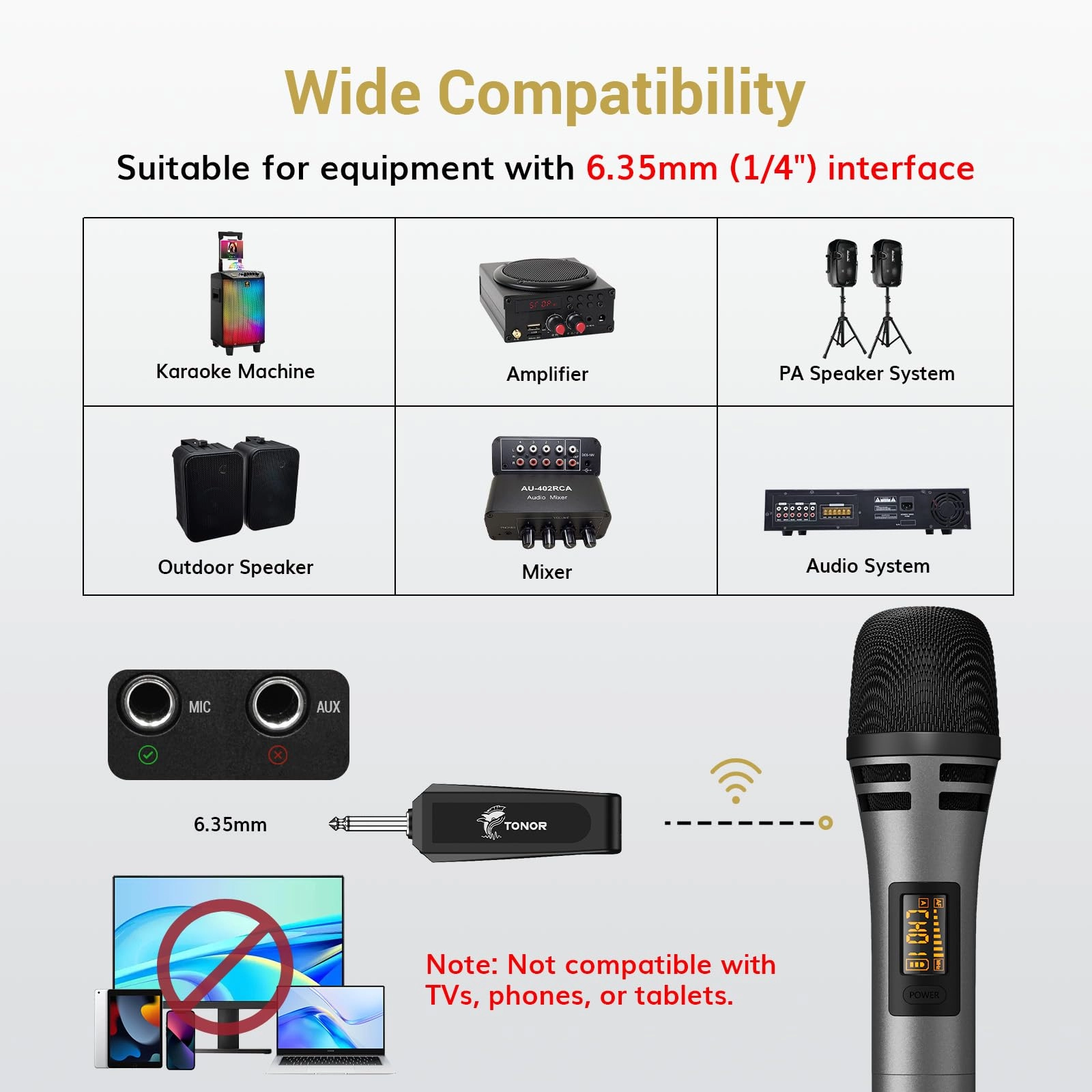 Wireless Microphone - UHF