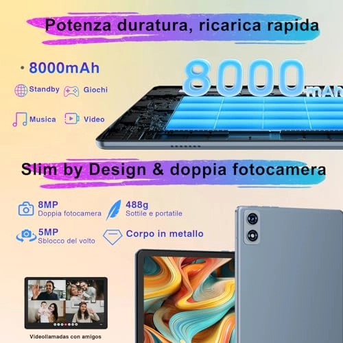 Tablette Tactile - 128GB 10.1"