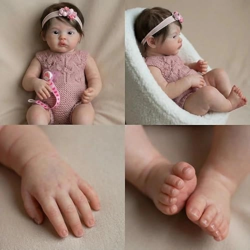 Reborn Baby Doll - 18inch Silicone Full Body Ages 3+