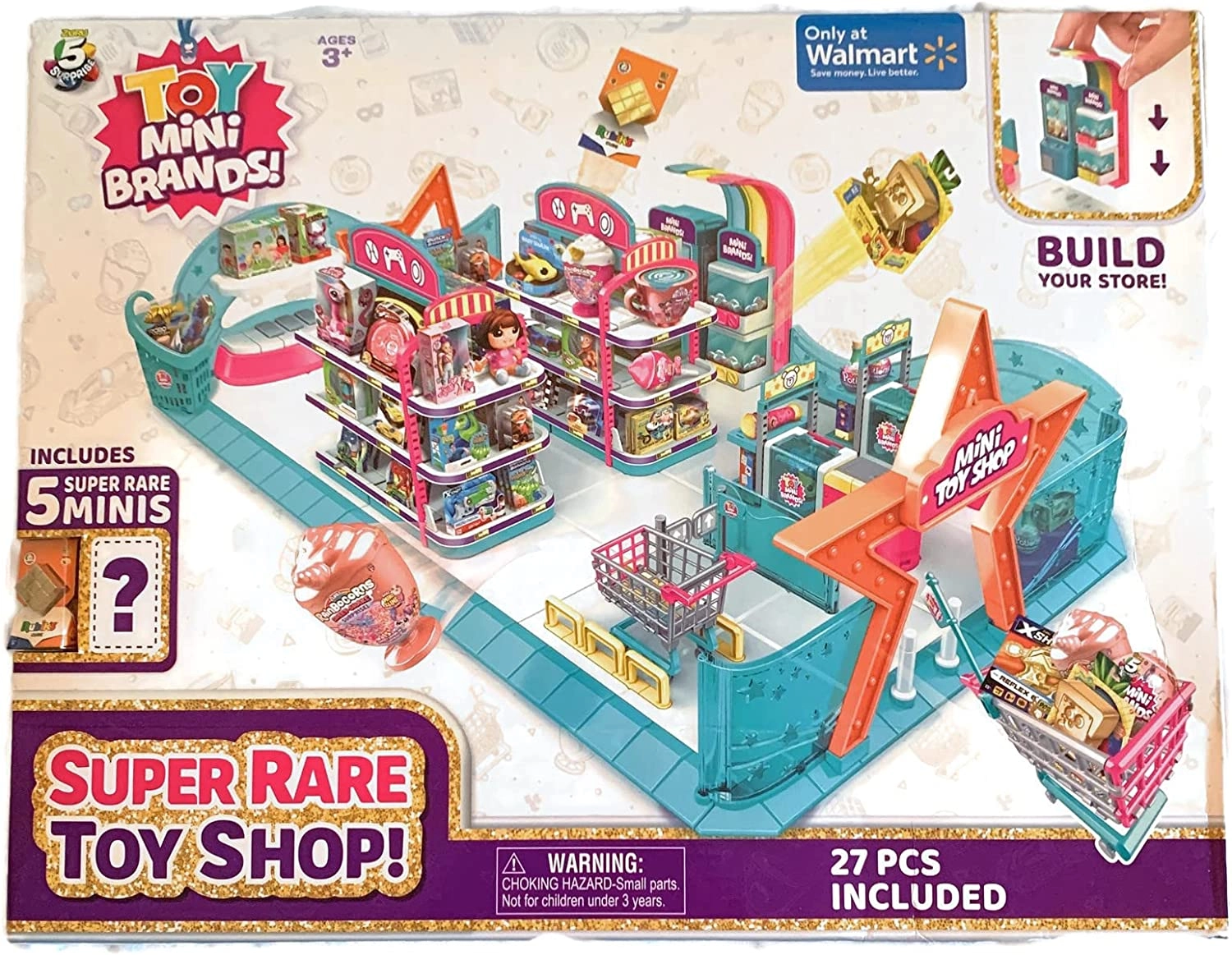 ZURU Mini Brands Super Rare Toy Shop - 5 Super Rare Minis Bundle