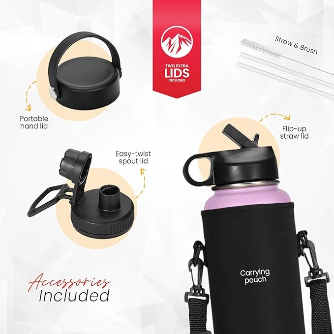 Stainless Steel Water Bottle - 1200ml