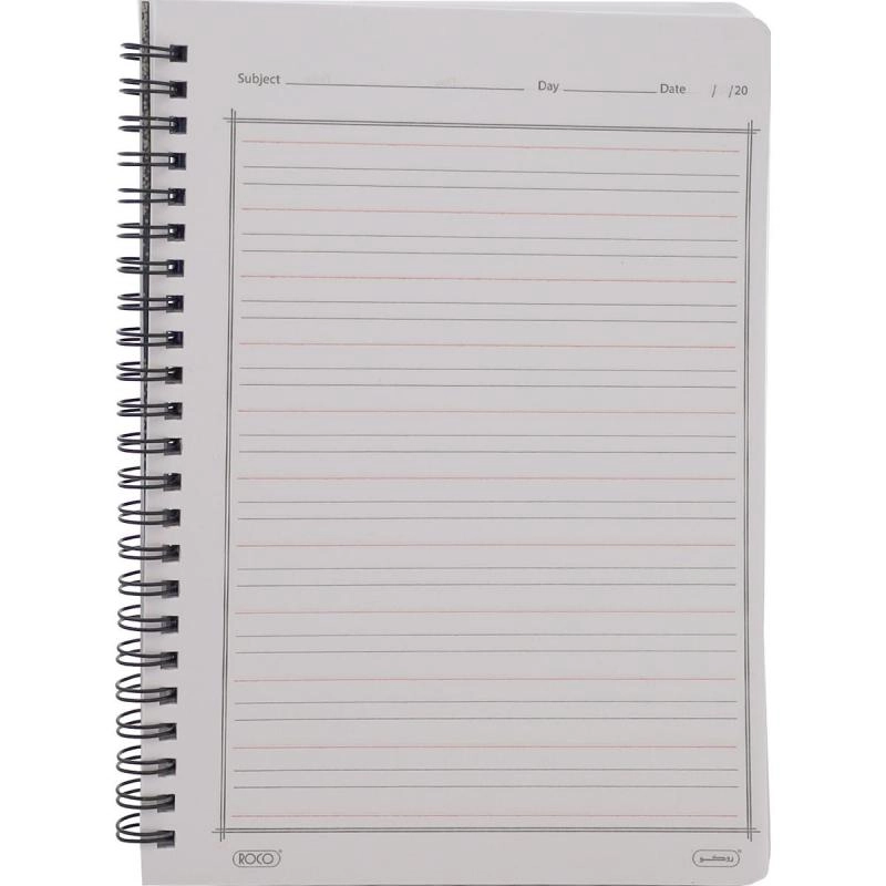 Notebook 19 X 26 cm Spiral - Grid 100 Sheets