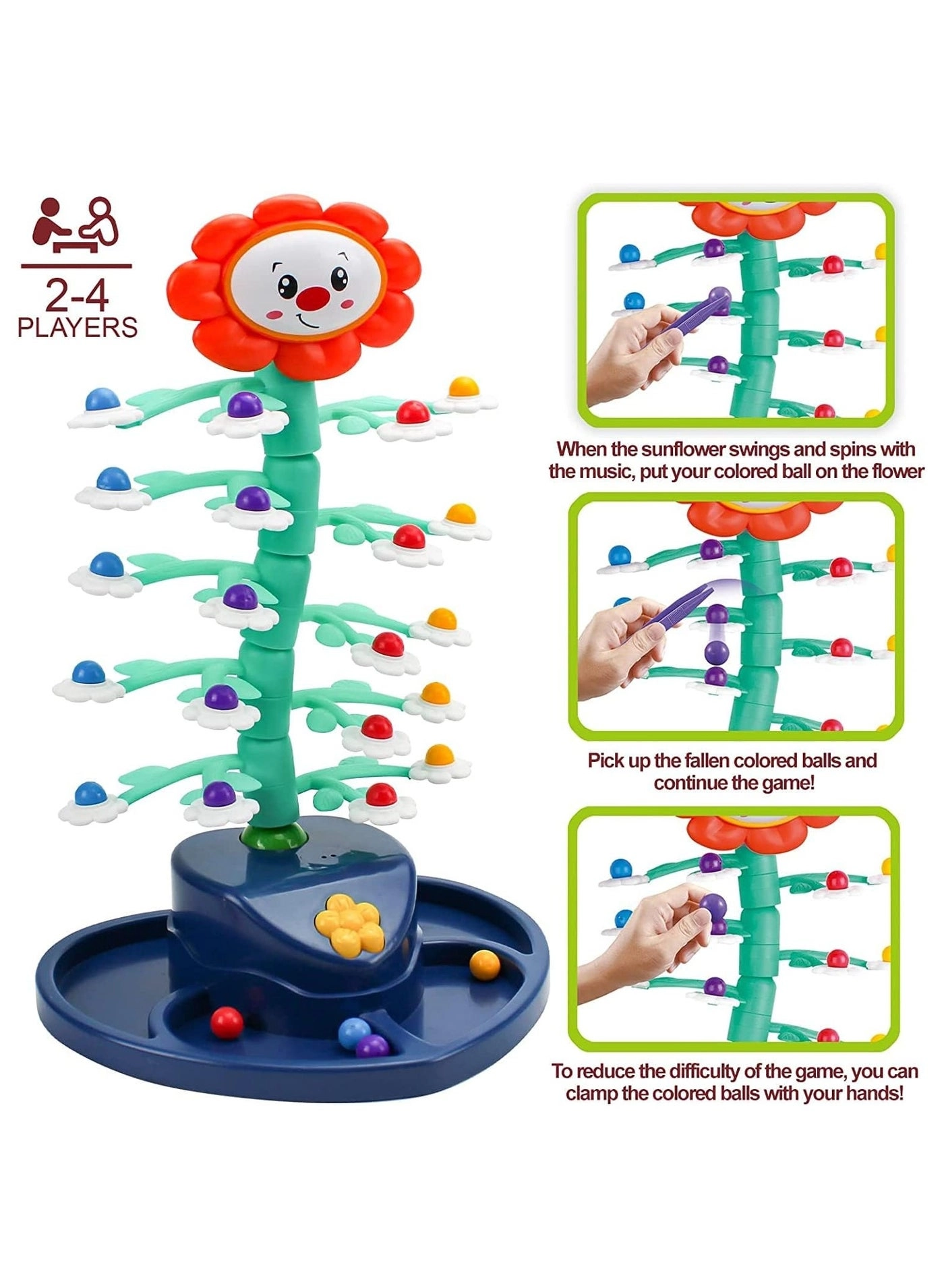 unikbebe Shaking Sunflower Balancing Game - 3+ Years