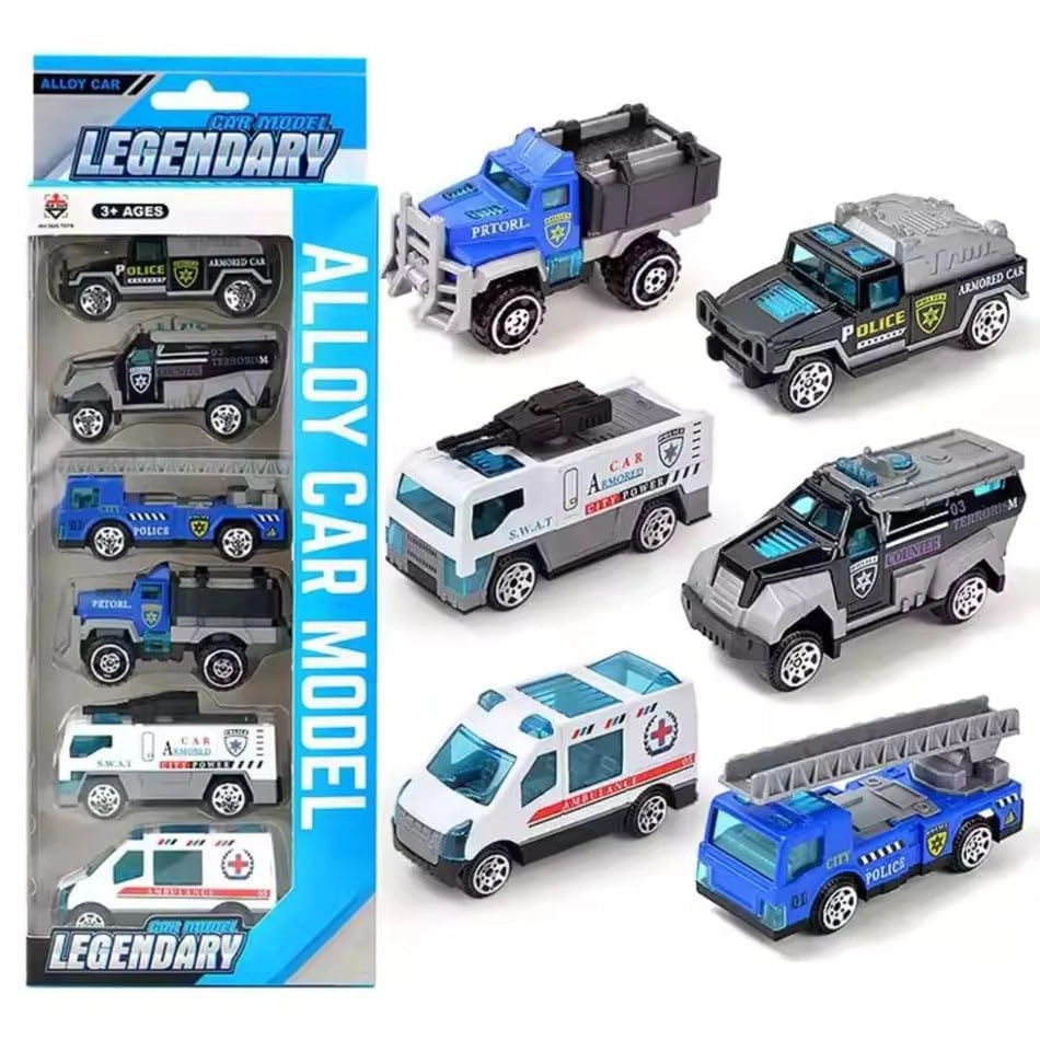 Vintage Car Set - 6 pcs