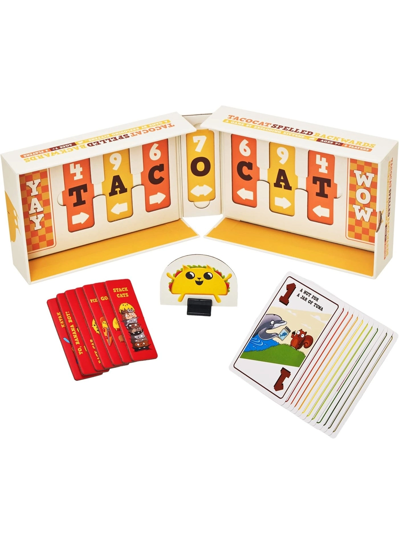 Exploding Kittens: Tacocat Spelled Backwards - Card Game