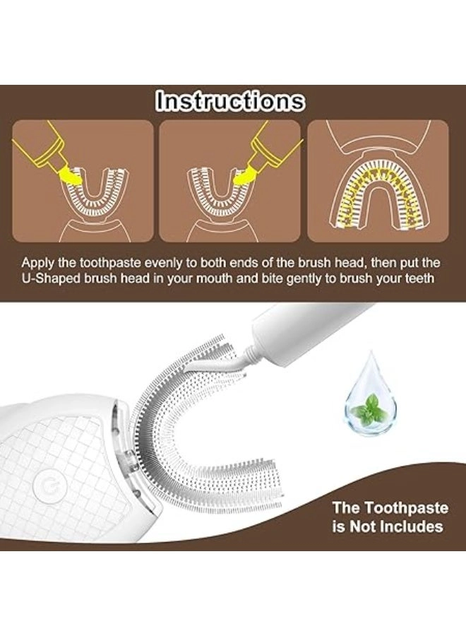 Ultrasonic Teeth Cleaner - U-Shaped 30,000 VPM USB Rechargeable
