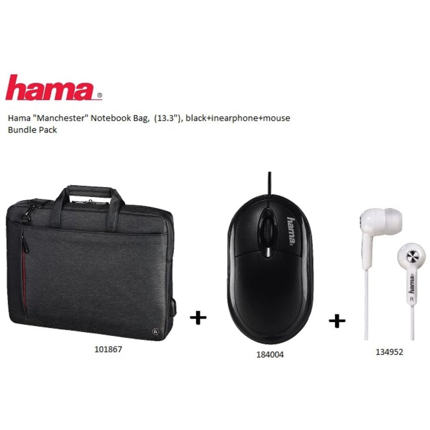 Manchester Bag - Laptop Bag 14.1-Inch + Mouse + Earphone