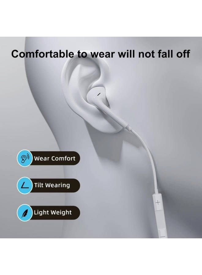 Type C Headphones - Wired Headphone