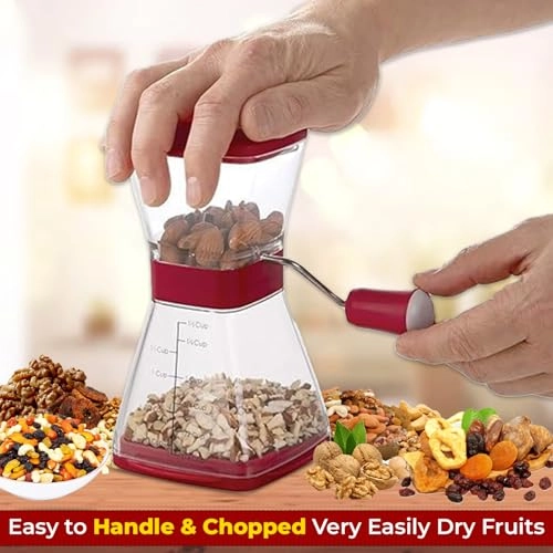 Manual Smart Chilli & Dry Fruit Plastic Chopper - 250 ML
