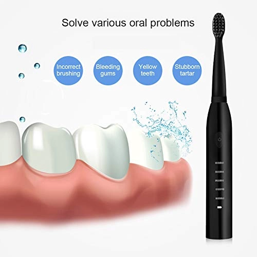 Sonic Toothbrush - 8 Brush Heads 5 Modes 60 Days