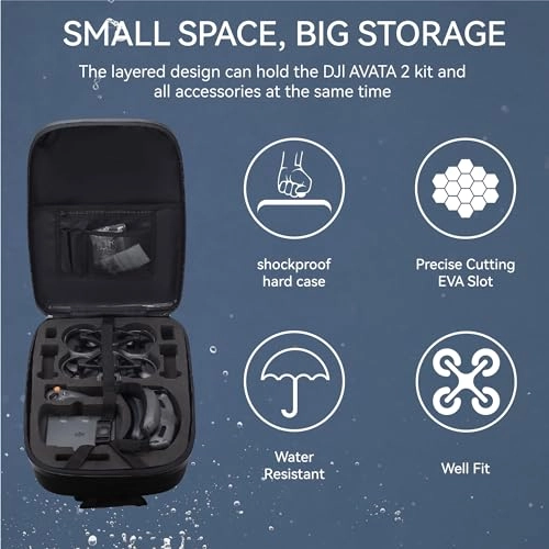 Avata2 Case Backpack - For DJI Avata 2 Portable Hard Case