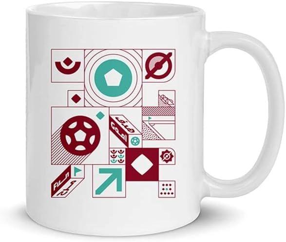 World Cup Qatar 2022 Ceramic Mug - 450 ml