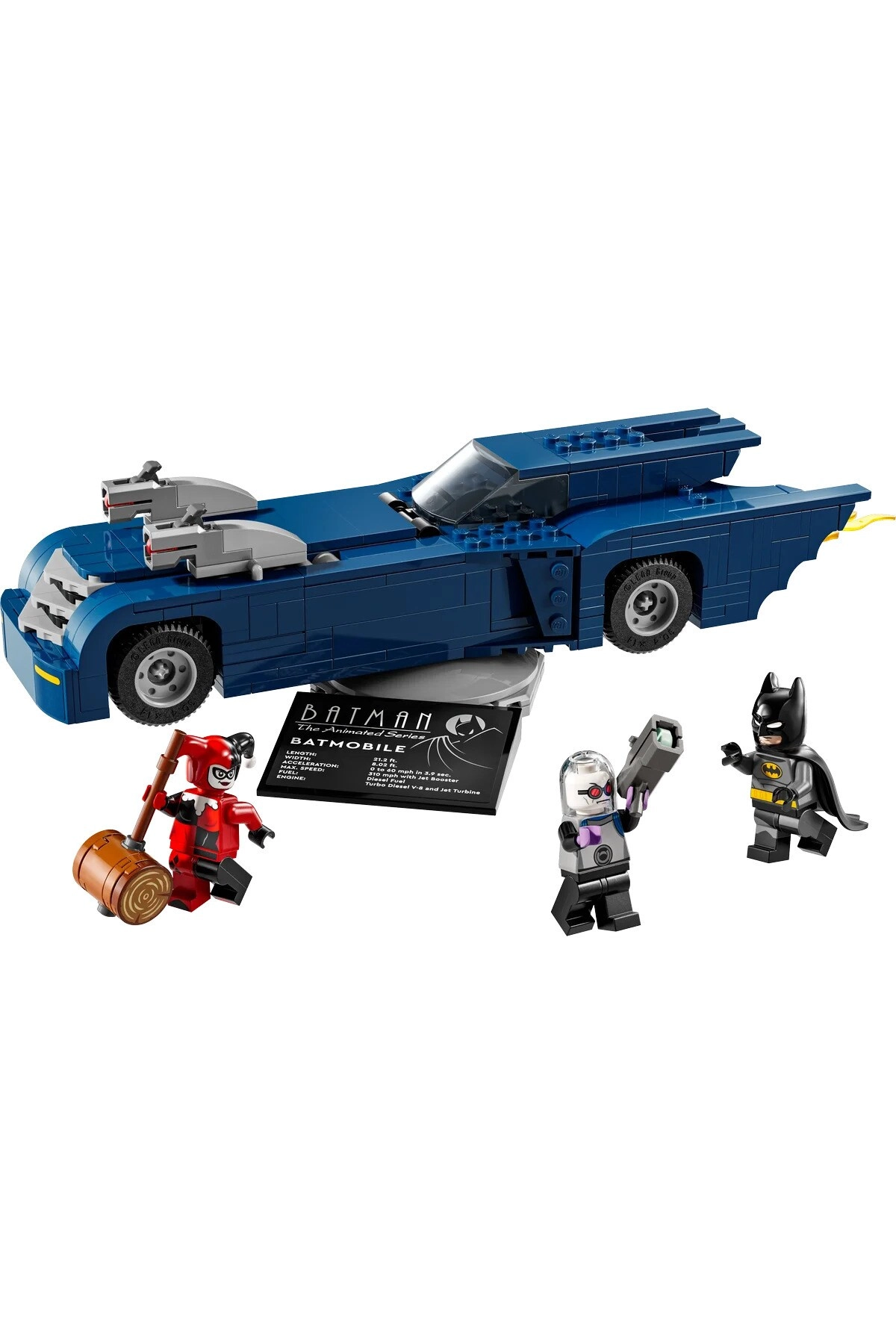 DC Batman Batmobile vs Harley Quin and Mr Freeze