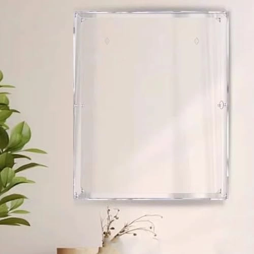 Display Case for LEGO 31215 Sunflower Wall Mount Block Model - 3mm Dustproof Transparent