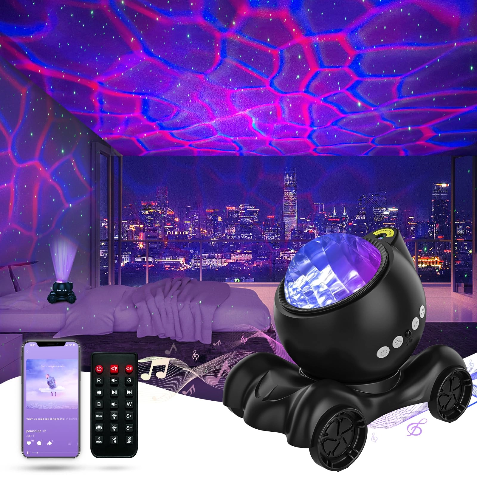 enokik Star Projector - Corded Electric Solid White