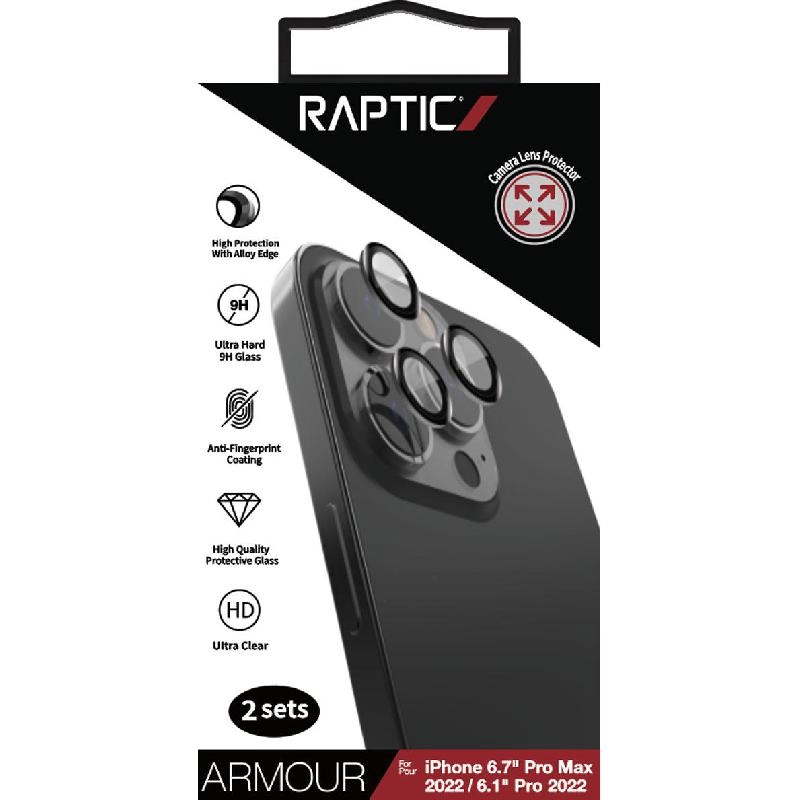 Raptic Armour (Individual Ring) - Camera Lens Protection for iPhone 14 Pro/Pro Max