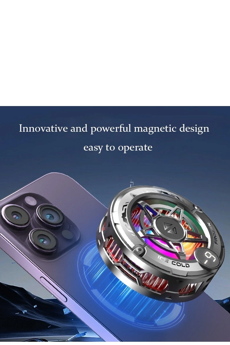 Mobile Phone Cooler - Three-Speed Clamp RGB