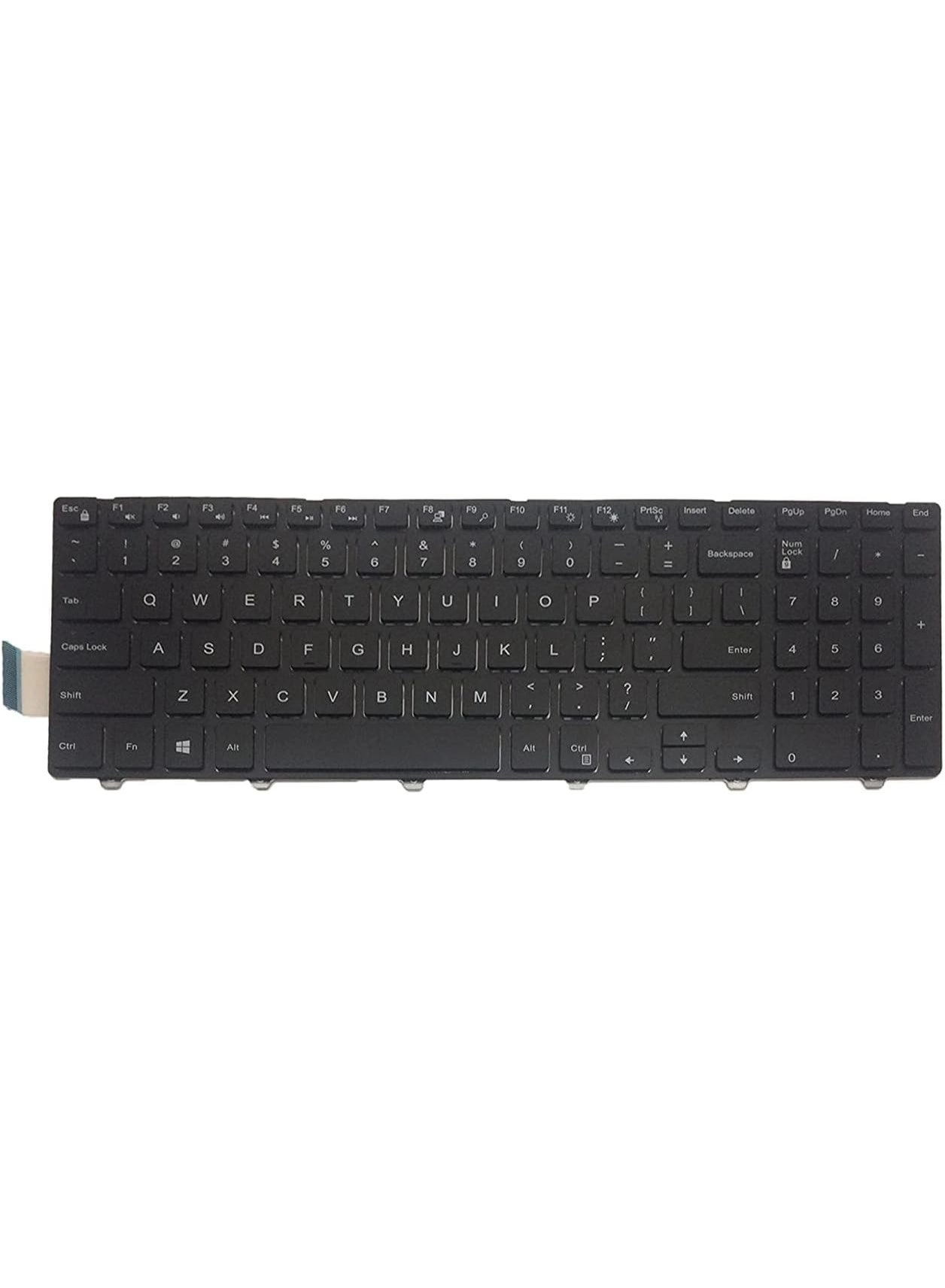 Laptop Keyboard Compatible for Dell Inspiron 15 - Without Backlite