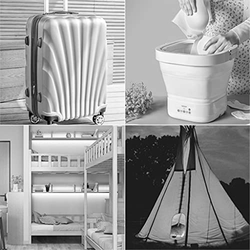 Folding Clothes Washing Machine - Portable Ultrasonic Cleaning