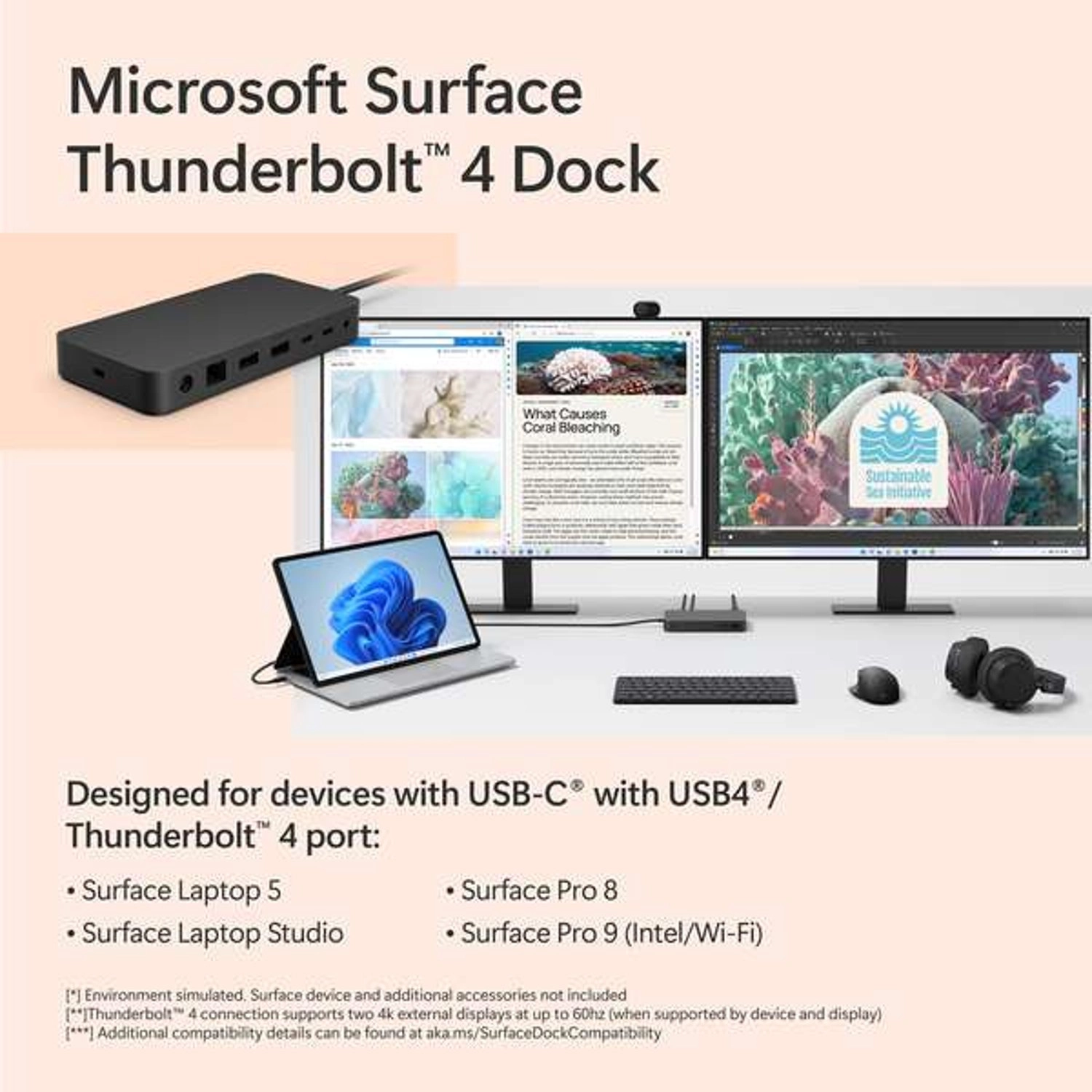 Surface Dock 3 - USB-C Thunderbolt 4