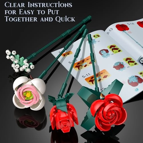 Bouquet Building Set - 841 pcs