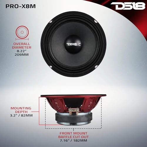 PRO-X8BM - 8" Midrange