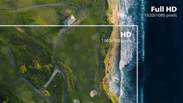 Дисплей 16:9 Full HD для четкого и детального изображения