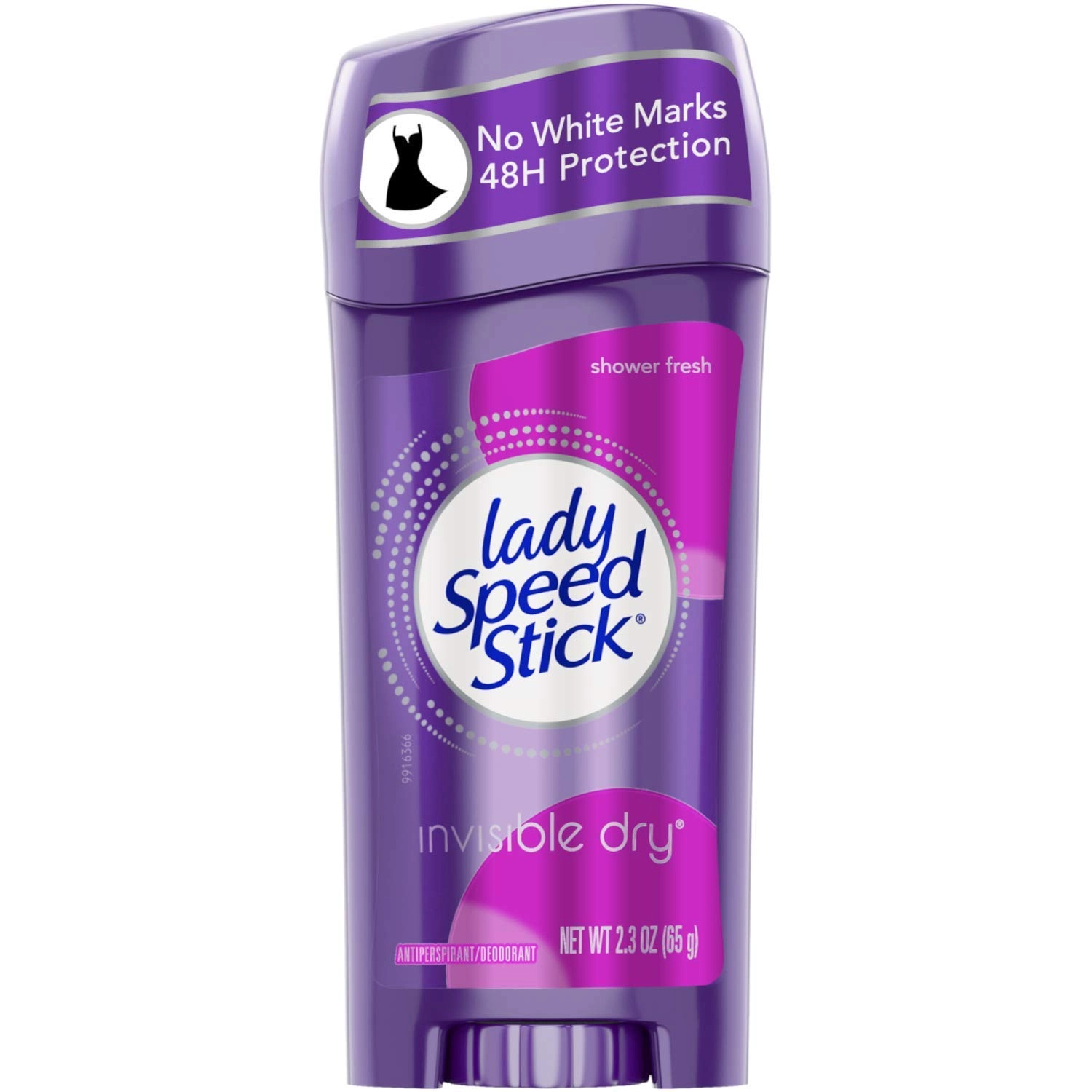 Lady Speed Stick Invisible Dry Shower Fresh Antiperspirant Deordorant - 65 gram