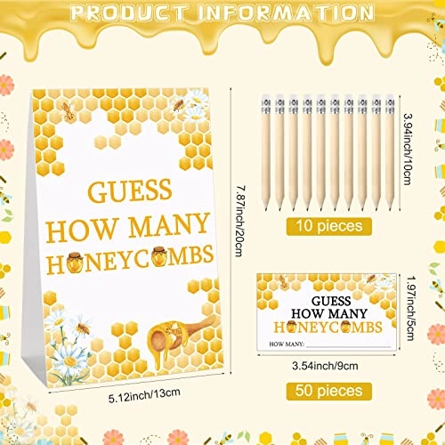 Guess How Many Honeycombs - 12 years and up 63 Pcs