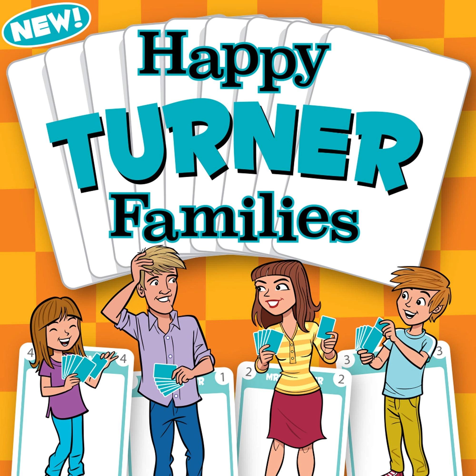 The New Happy Families Happy Turner Families - Card Game