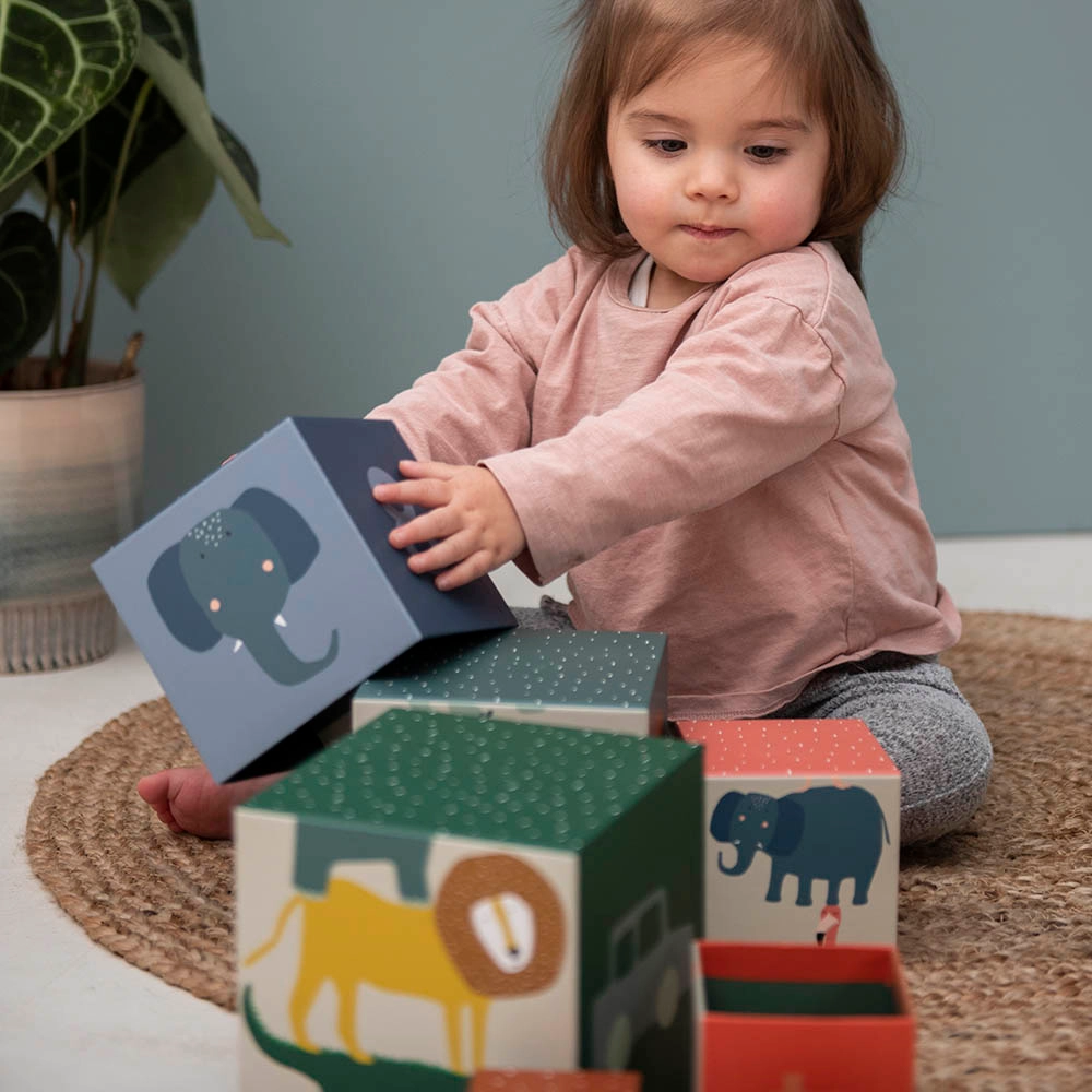 Stacking Blocks - Suitable for 12 months and above 10 pcs
