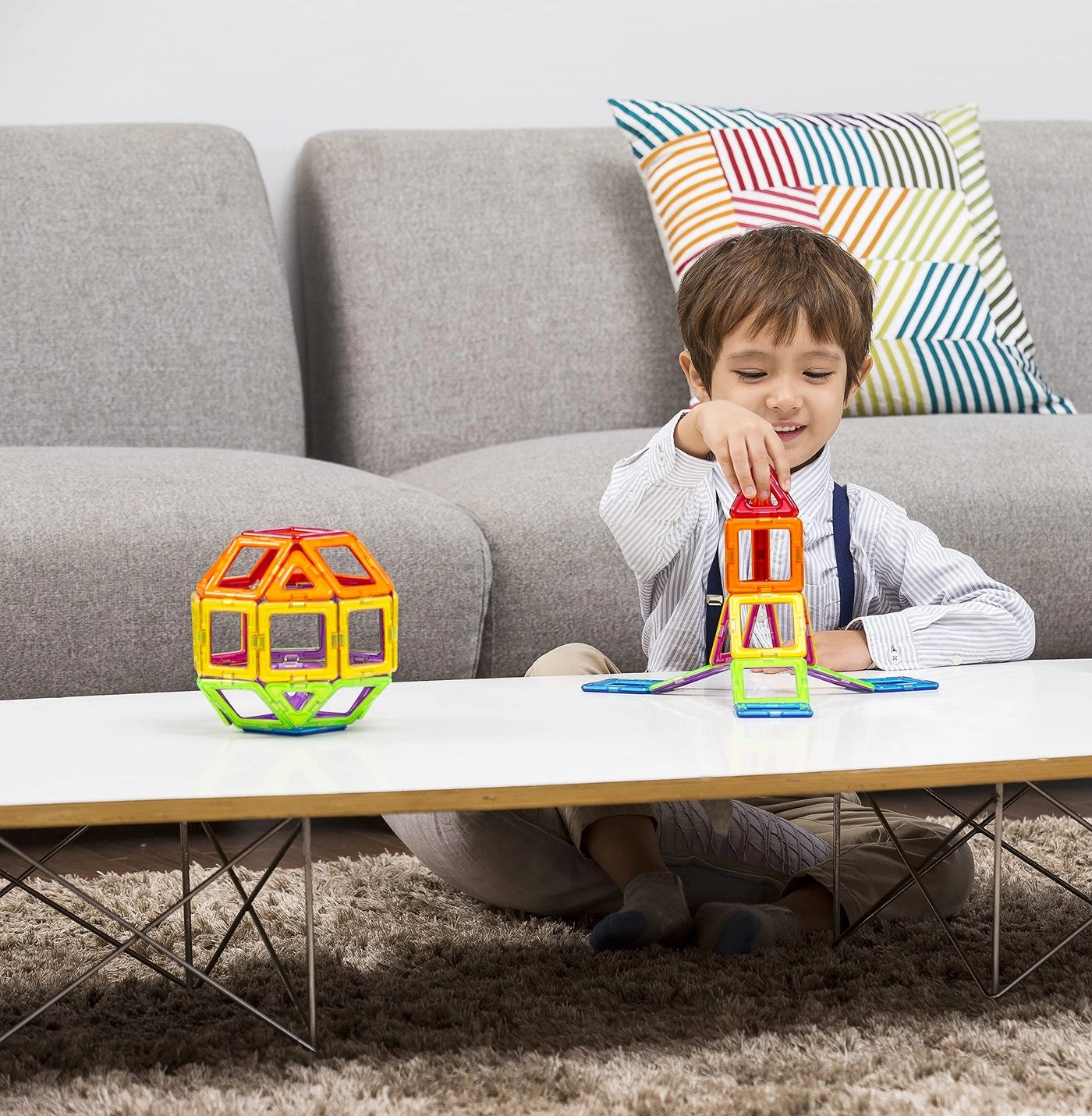 Magnetic Tiles - 30-Piece