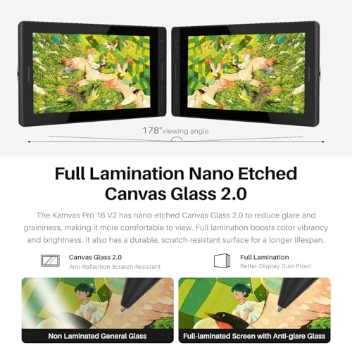 Kamvas Pro 16 V2 - 16,384 pressure levels