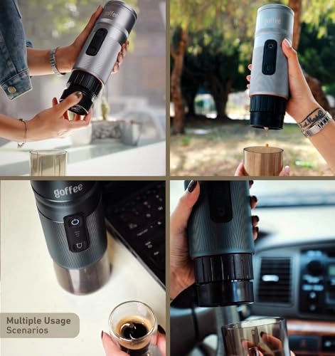 Portable Espresso Machine - Rechargeable 18-Bar 80ml