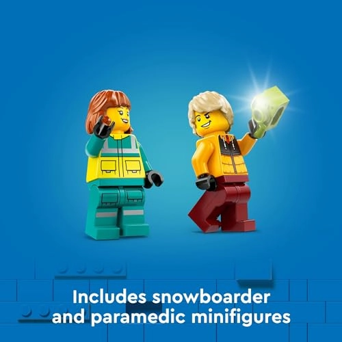 LEGO City Emergency Ambulance and Snowboarder (60403)