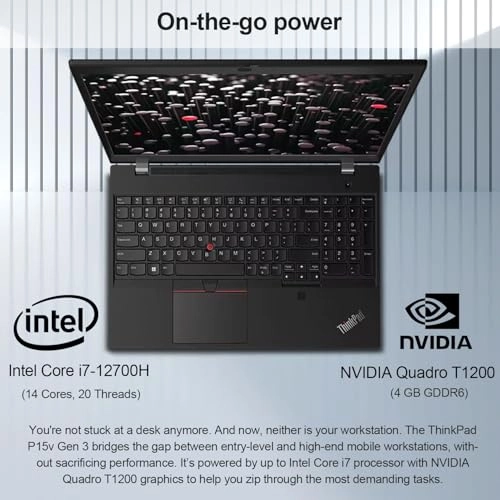 ThinkPad P15v Gen 3 - 15.6'' Core i7-12700H 64GB DDR5 2000GB SSD