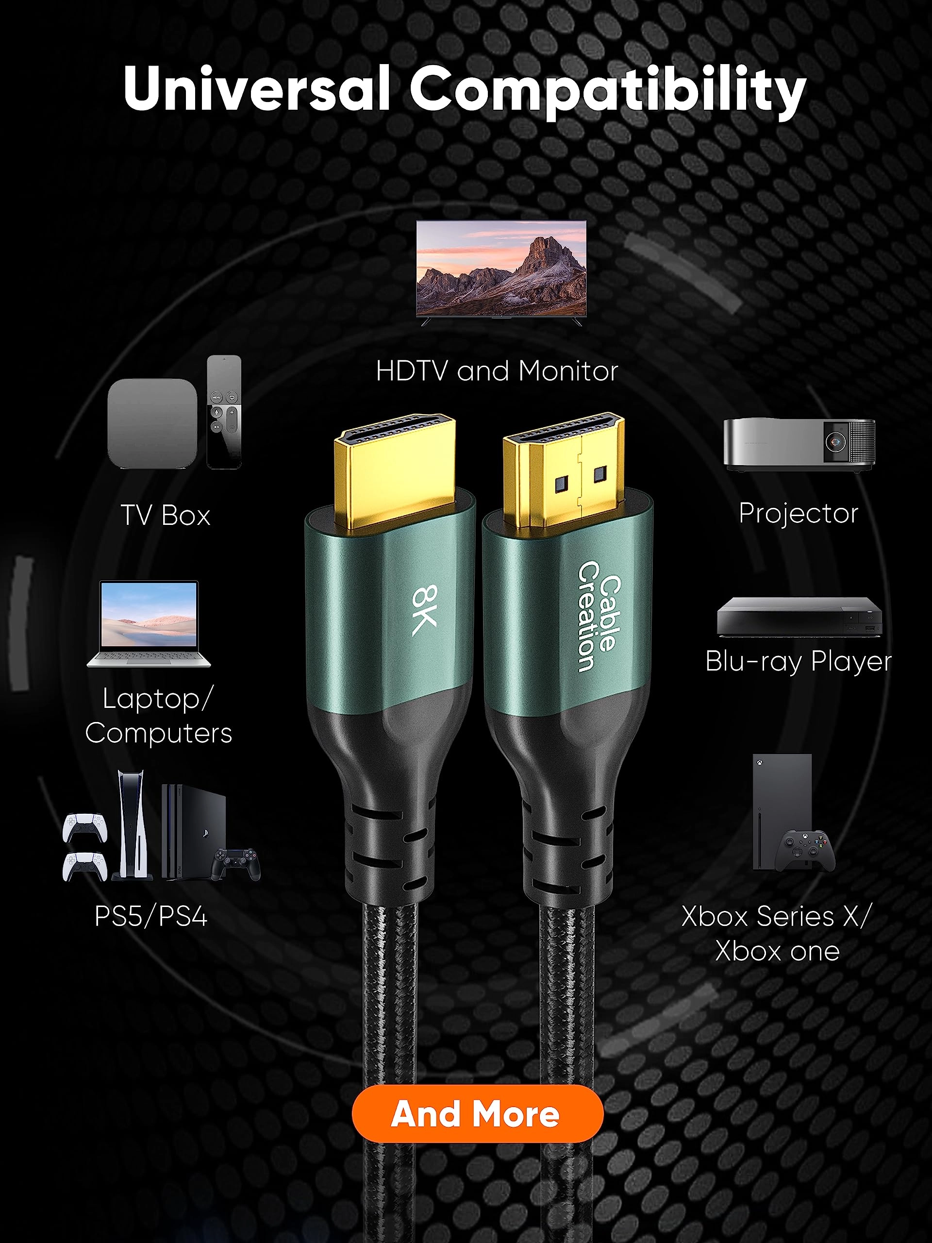 8K HDMI Cable - 2m