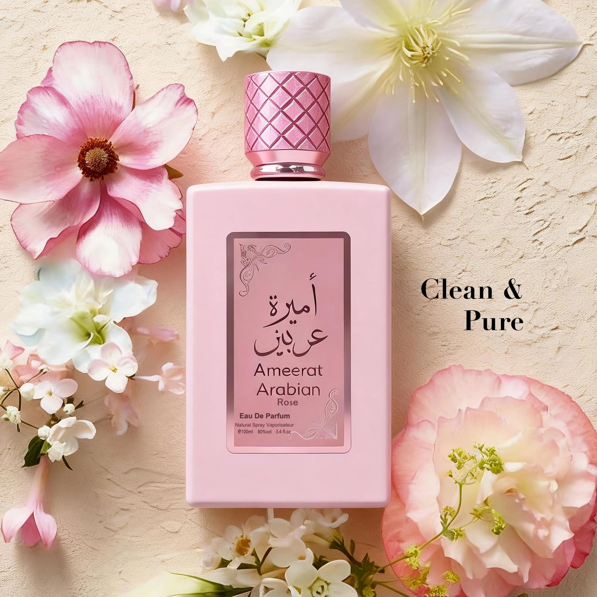 Ameerat Arabian Rose - Eau de Parfum 3.4 Fl Oz