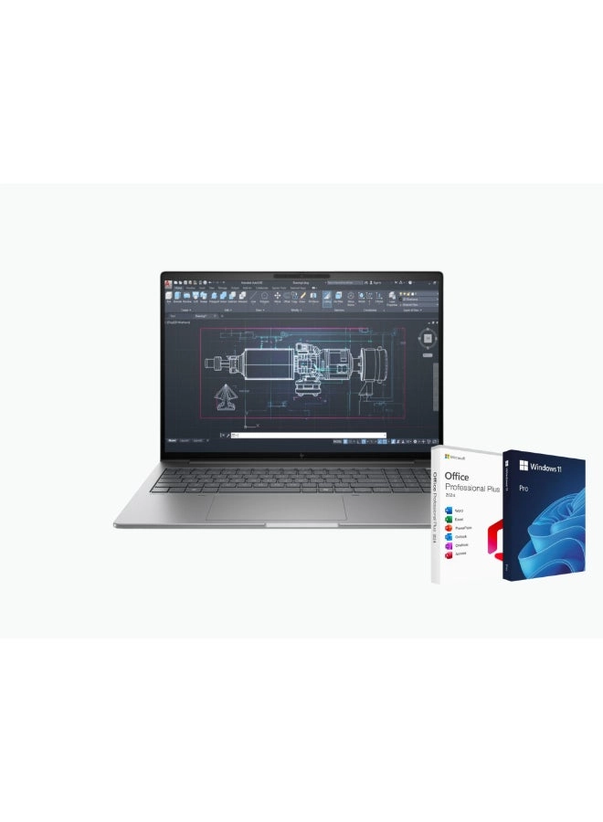 HP ZBook 8 G1i BX7V5UT - 16'' Ultra 7 255H 32GB DDR5 2TB SSD